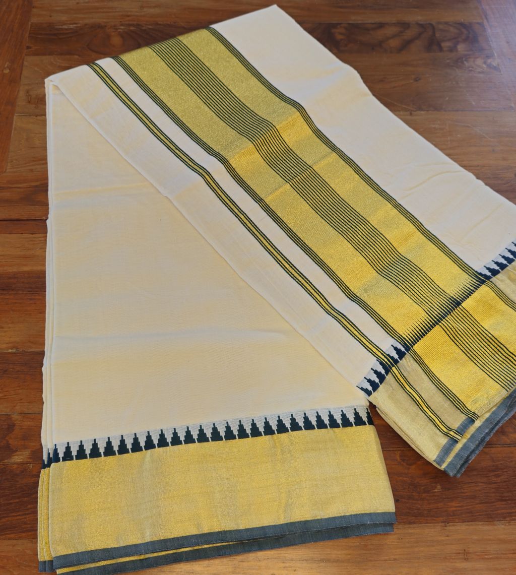 P000033 LINED KARA JARI SAREE