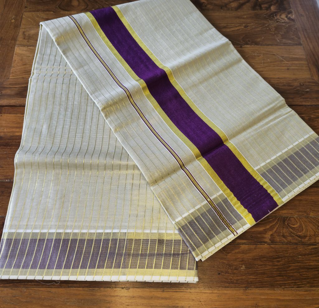 P000049 JARI LINED TISSUE SAREE