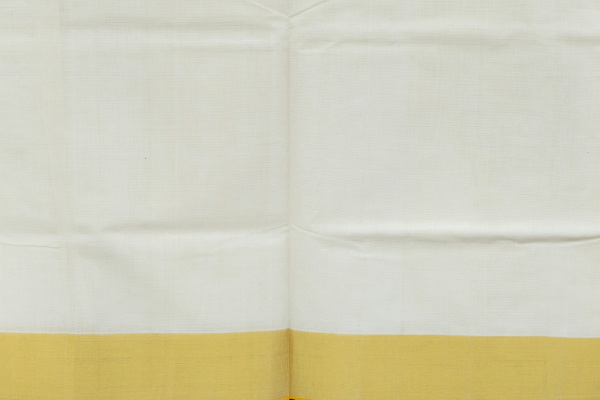 Plain Golden border saree