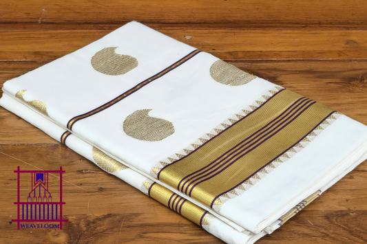 Temple design saree