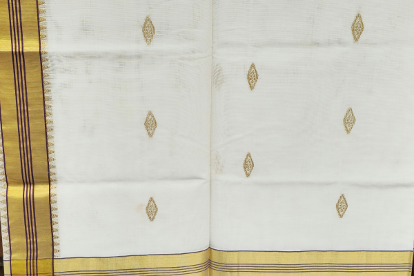 Temple design saree