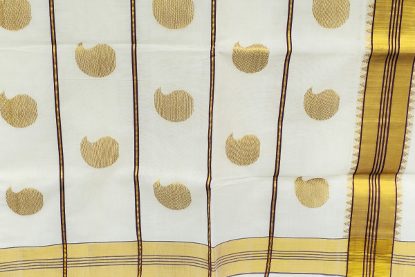 Temple design saree