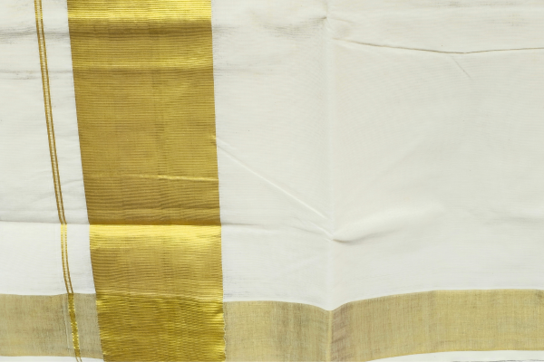 Plain Jari design saree