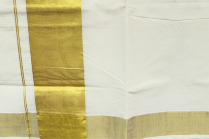 Plain Jari design saree