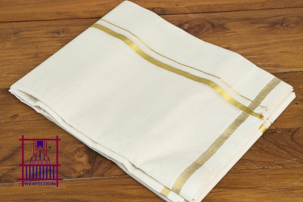 0.5 inch Golden bordered Men’s Dothi