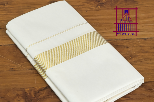 Golden line border Men’s Dothi