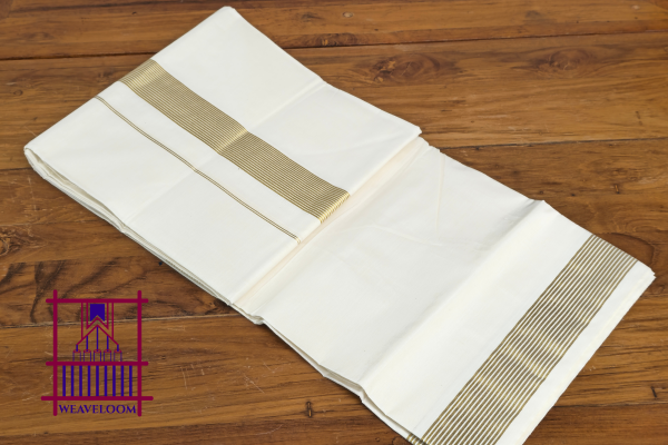 Golden line border Men’s Dothi
