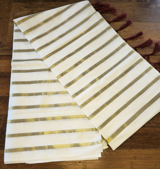 P000043 STRIPED SAREE