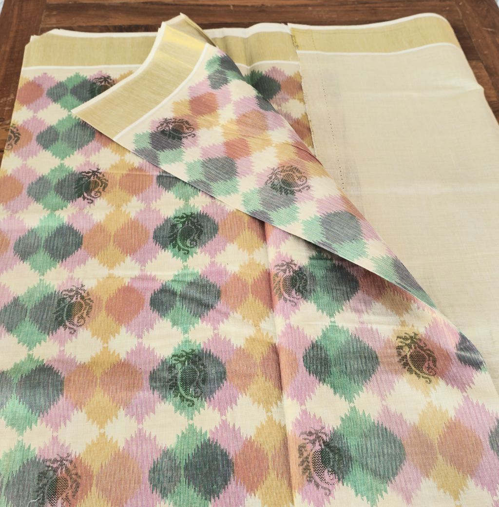 P000050 DESIGNED TISSUE SAREE